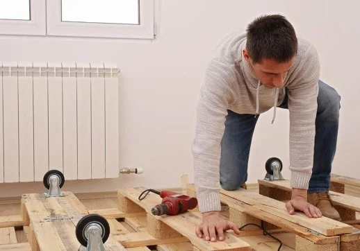 4 Adet EK02SPR150 Sabit Maşalı Kauçuk Kaplı Tekerlek Çap:100 Kendin Yap Tekerlek Seti 4xEK02SPR150 - 2