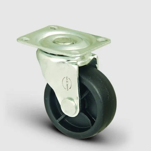 4 Adet EL01MKM38, Oynak Tablalı Mobilya Tekerleği, Sehpa Tekeri, Çap:38, 4lü Set - 2