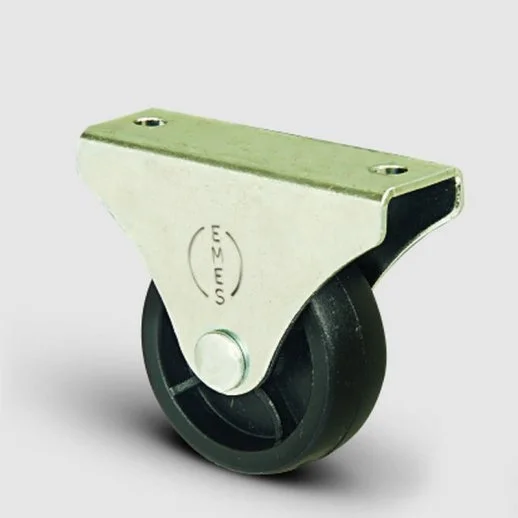 4 Adet EL02MKM28, Sabit Maşalı Mobilya Tekerleği, Sehpa Tekeri, Çap:28, 4lü Set - 2