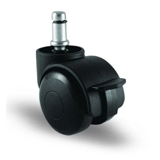 5 Adet EC03GMKM50F, Pimli Frenli Mobilya Tekerleği Koltuk Tekeri, Çap:50, 5li Set, Geniş Tip - 2