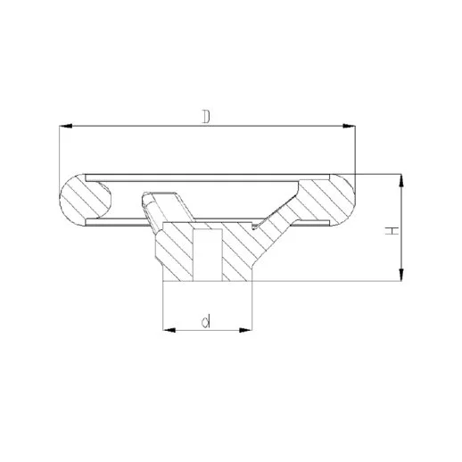 AÇ3100 ALÜMİNYUM 3 KOLLU ÇARK ÇAP:100 VOLAN - 2