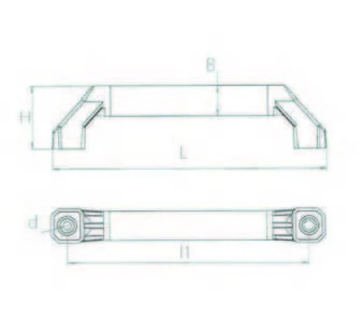 AT30030 Alüminyum Kulp/Tutamak Boy:330 B:30 - 2