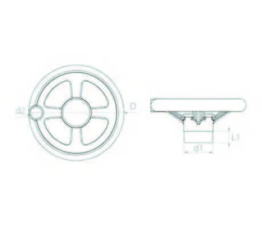 BKV125 Bakalit Kollu Volan Çap:125 - 2
