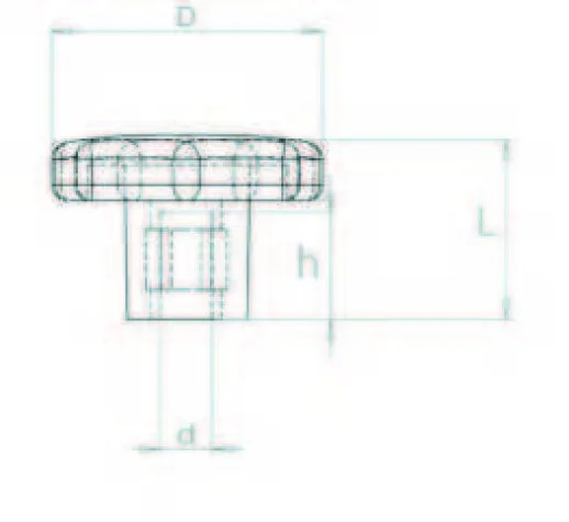BYB5008 Bakalit Yaprak Burçlu Çap:50 M8 - 2