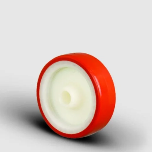 ZKP200x50 Poliamid Üzeri Poliüretan Kaplı Çap:200 Burçlu Tekerlek - 1