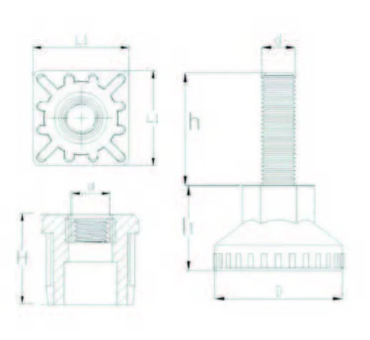 RT505012 Kare Rotil Takım 50x50 M12 - 2