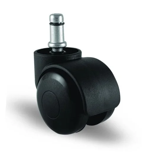 EC03GMKM50 Pimli Plastik Mobilya Tekerleği Çap:50 Oynak Pim Bağlantılı, Geniş Tip, Burçlu Koltuk Tekeri - 1