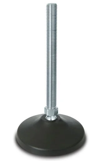 PAMD601012 Mafsallı Plastik Ayak Düz Tip Çap:60 M10x120 Mm Civatalı - 1