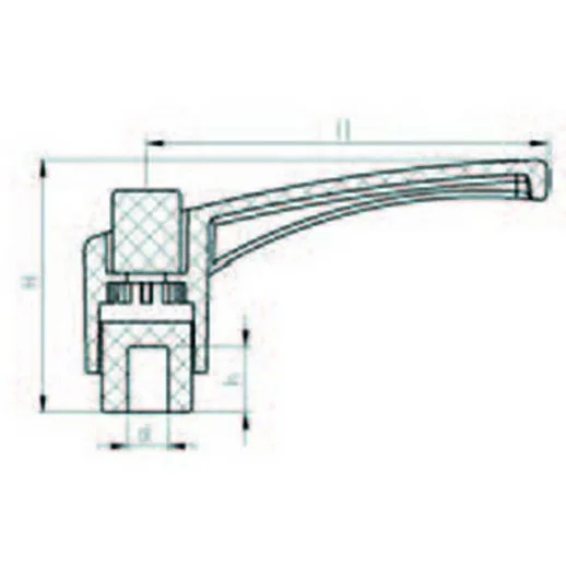 PKBIT7808 Paslanmaz Turuncu Sustalı Kol Burçlu Boy:78 M8 Somunlu - 2