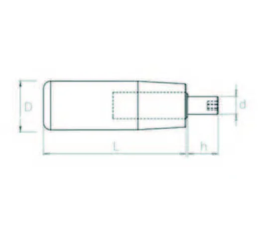 PDK7006 Plastik Döner Volan Kolu Boy:70, M6 - 2