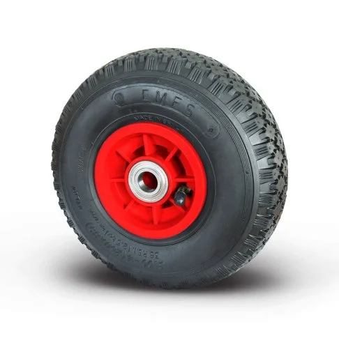 MBRH3.00-4x20 4pr Plastik Jantlı Havalı Tekerlek, Çap:260 Bilya Rulmanlı, Plastik Şişme Tekerlek - 1