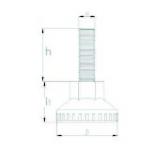 RA451250 Rotil Ayak Çap:45 M12x50 - 2