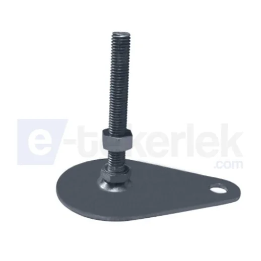 SAYZB 80 1610 SAC AYAK YANDAN ZEMİN BAĞLANTILI ÇAP:80 M16*100 - 1